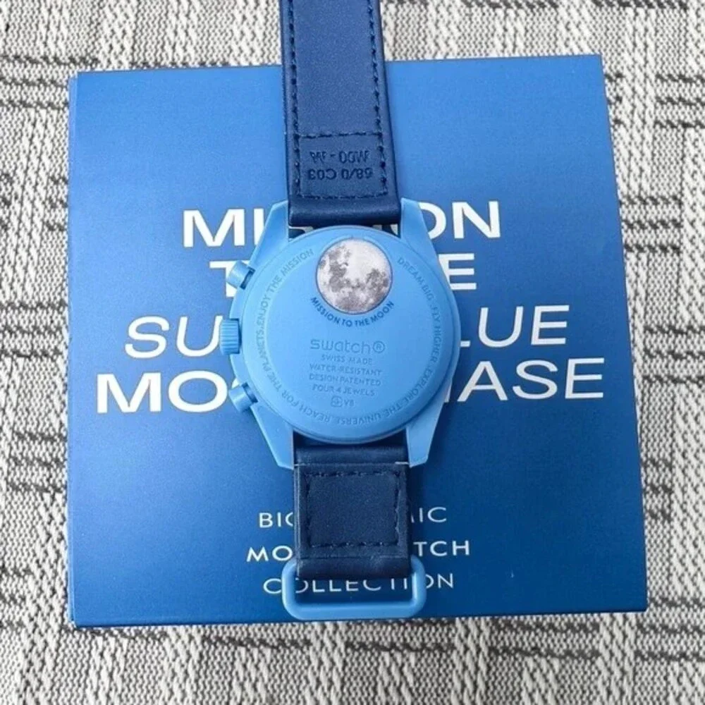 Swatch x Omega MISSION TO THE Super Blue Moonphase Watch